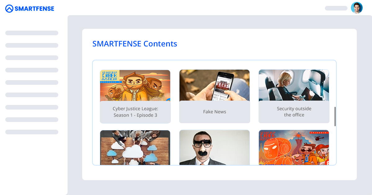 The image represents a gallery of cybersecurity awareness content.