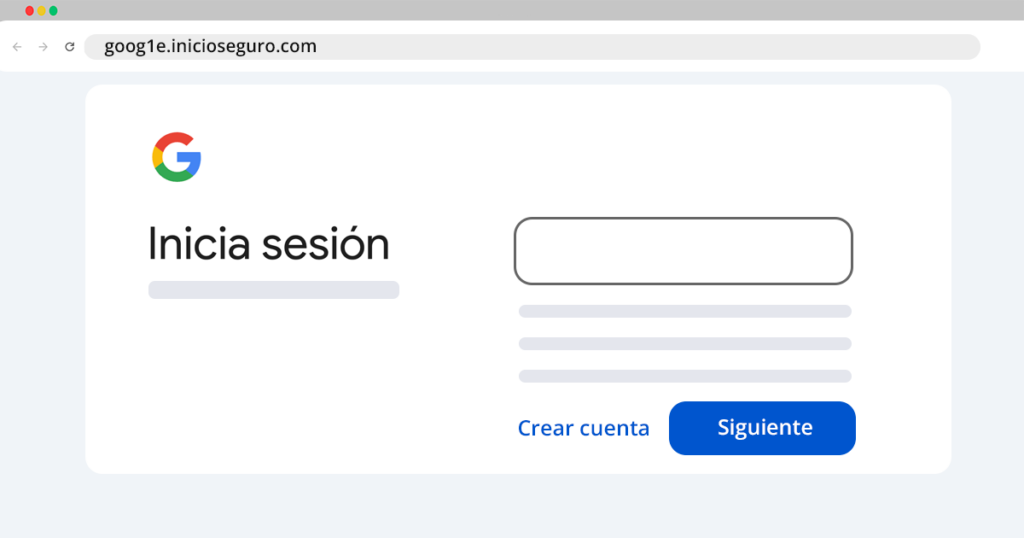 Dominio personalizado para una simulación de phishing