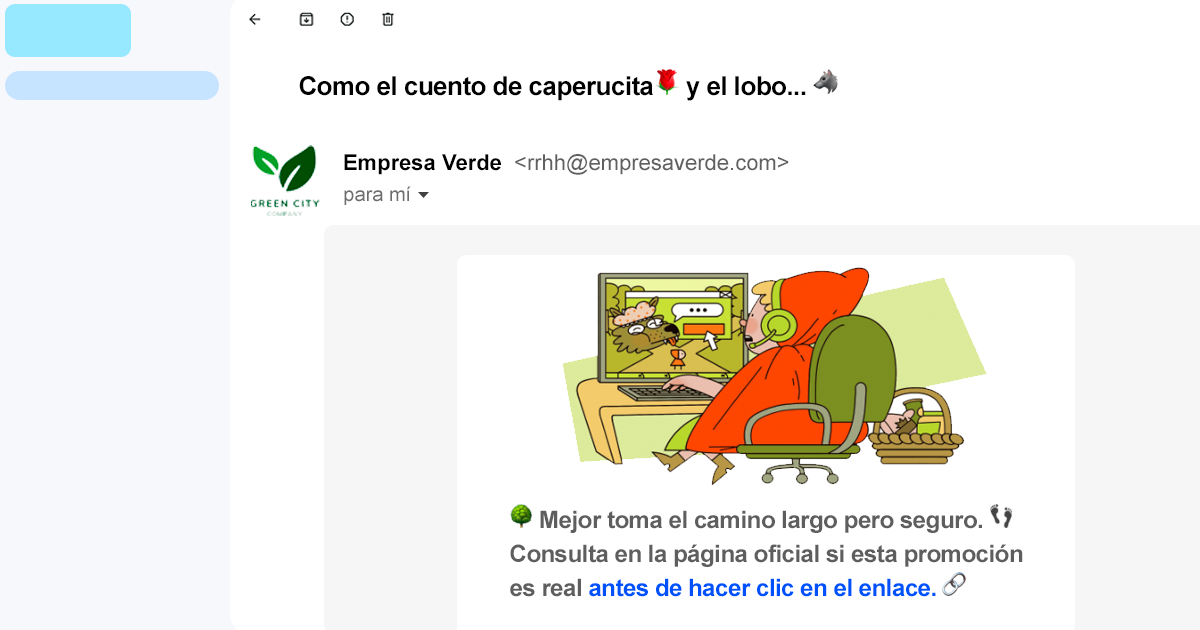 Nudge en email