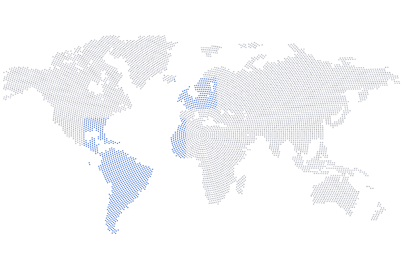 Mapa de los países donde opera SMARTFENSE