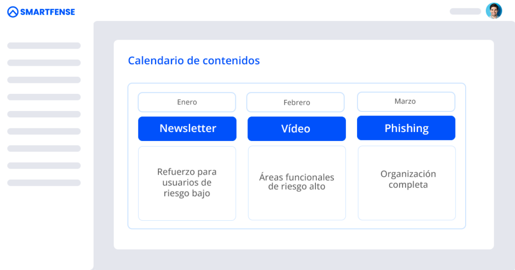 Calendario de contenidos