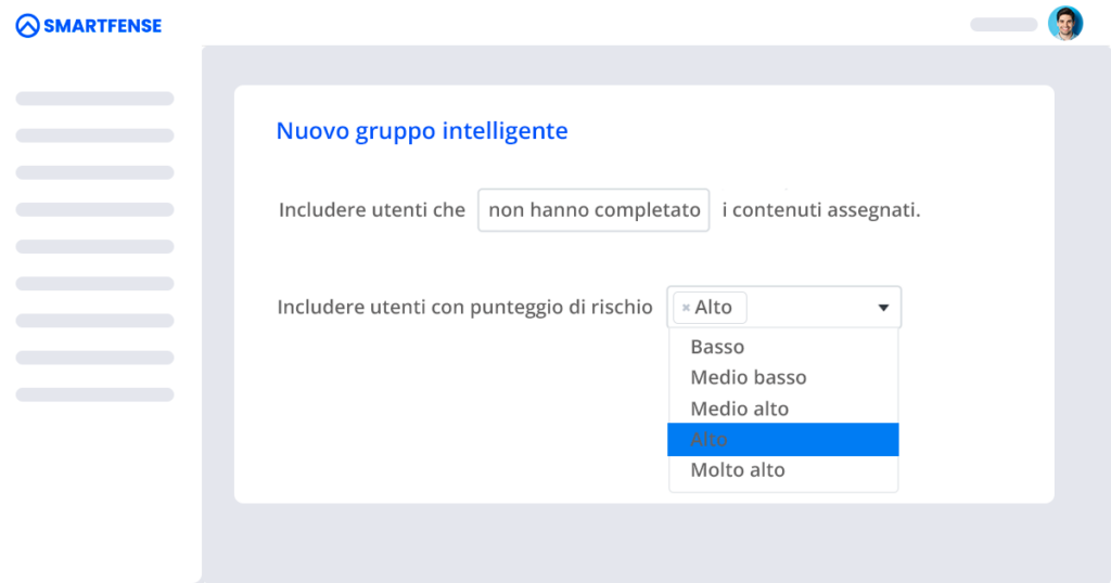 Rappresenta una configurazione di gruppi intelligenti all'interno di una piattaforma.