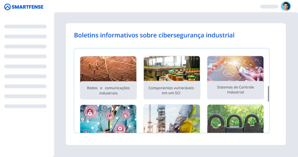 Boletins informativos sobre cibersegurança industrial