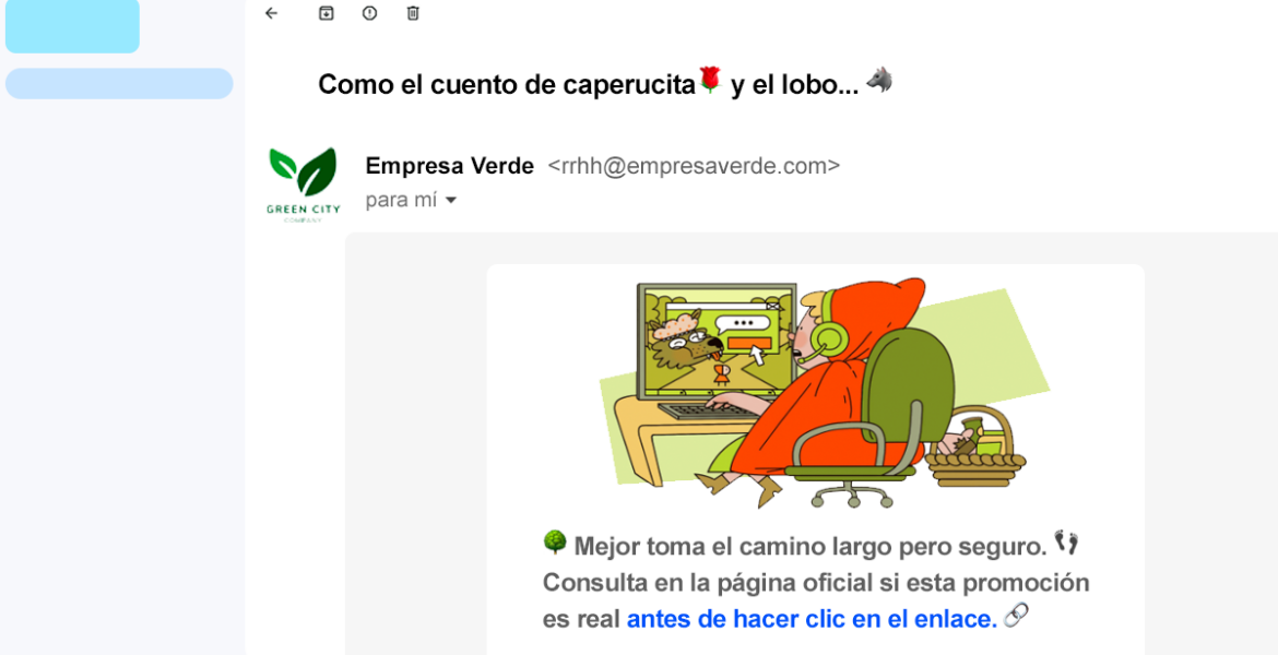Nudge en email